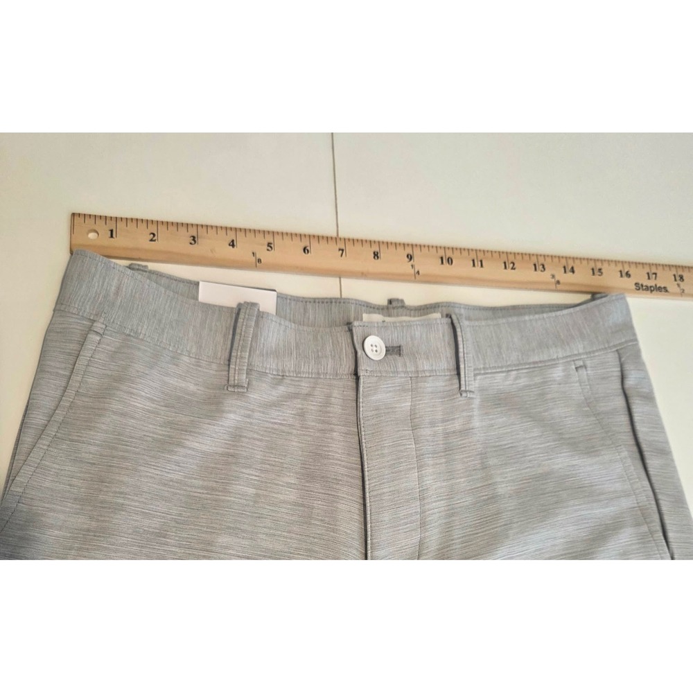 Original Penguin Men Slim Fit Stretch Golf Shorts Grey 8 Inch Inseam Size 30 NWT - Picture 11 of 12